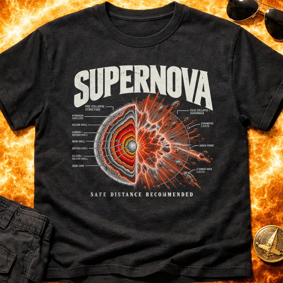 Super Nova Schematic T-Shirt product image 1