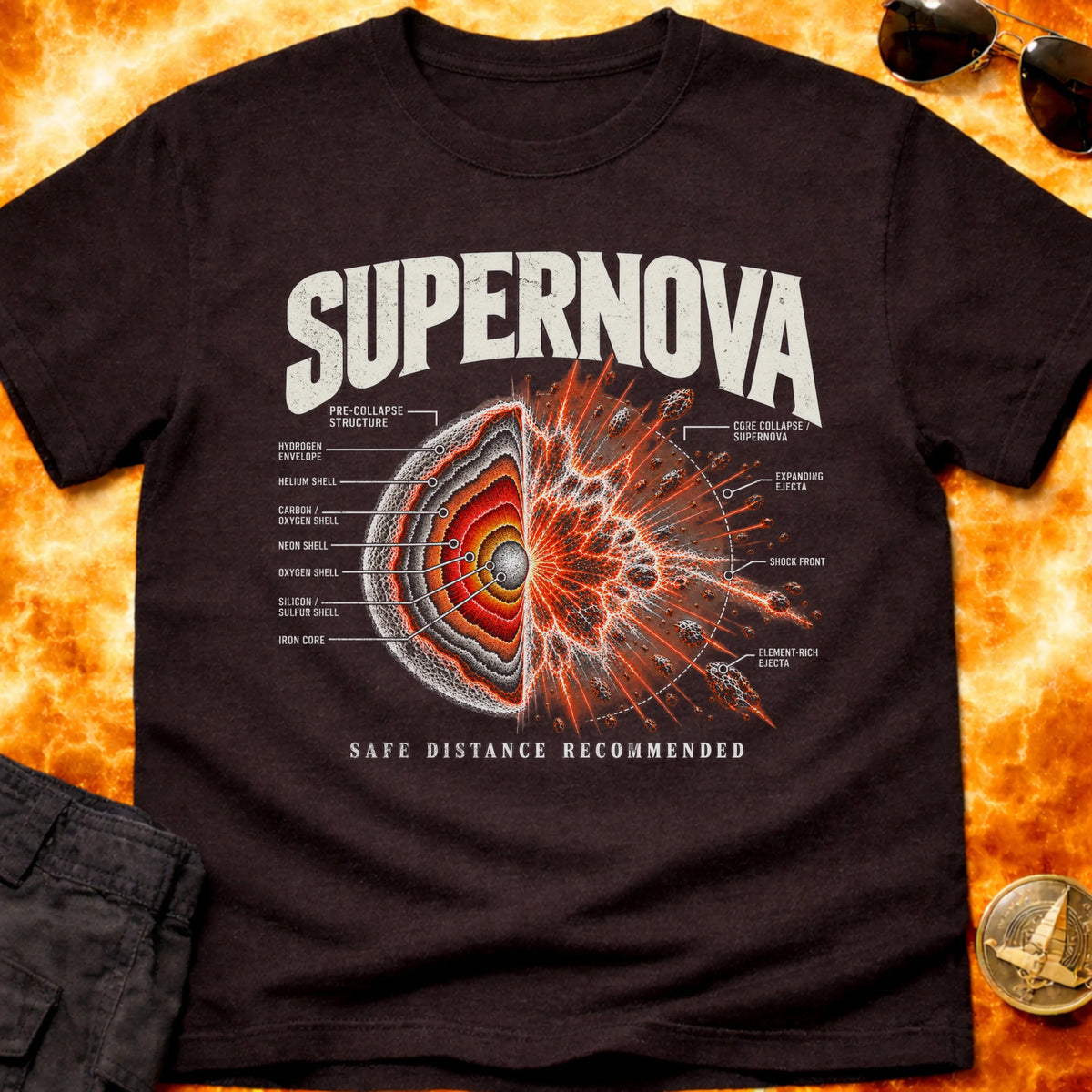 Super Nova Schematic T-Shirt product image 3