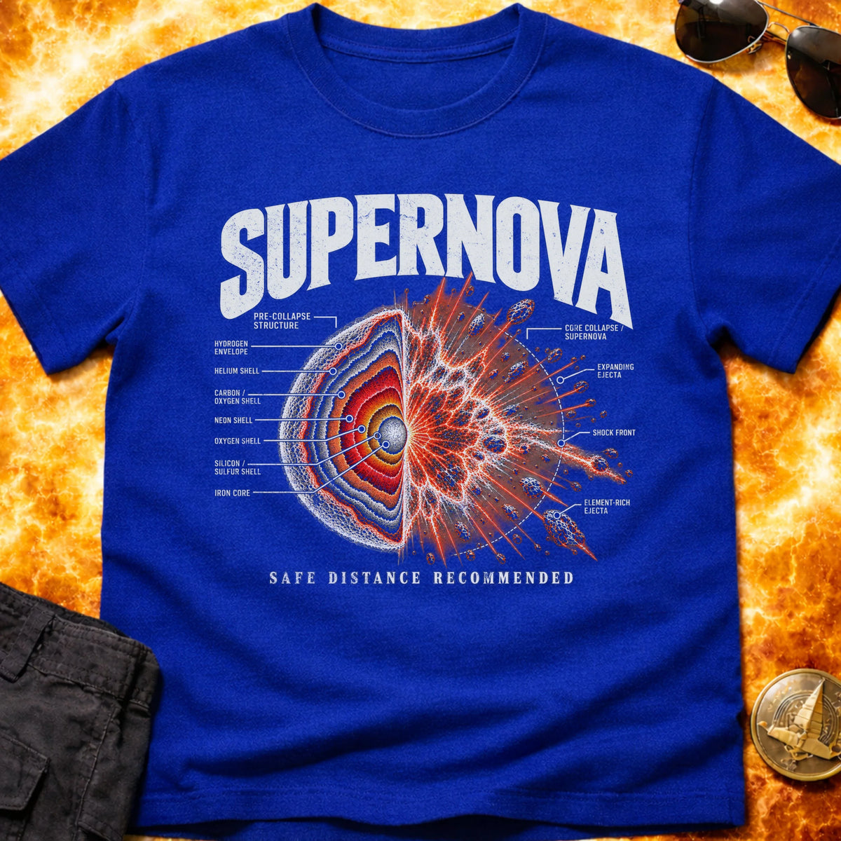 Super Nova Schematic T-Shirt product image 2