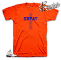 Retro 5 Barcelona Greatness Cross Shirt