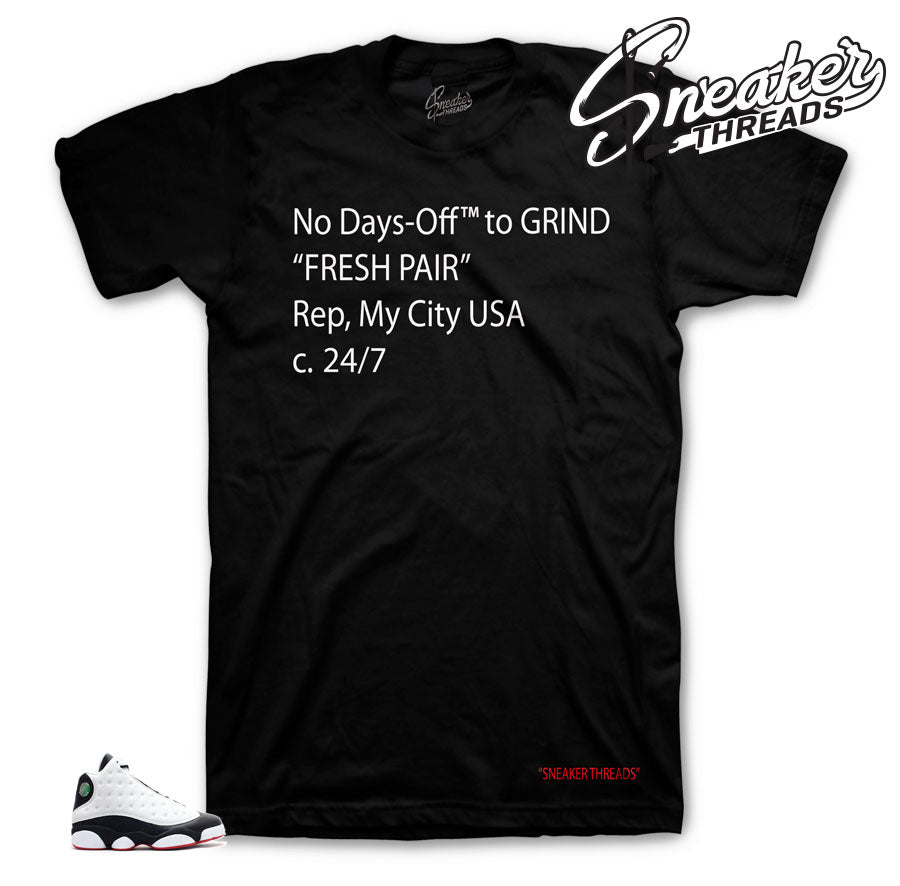 Retro 13 He Got Game No Days Off Shirt
