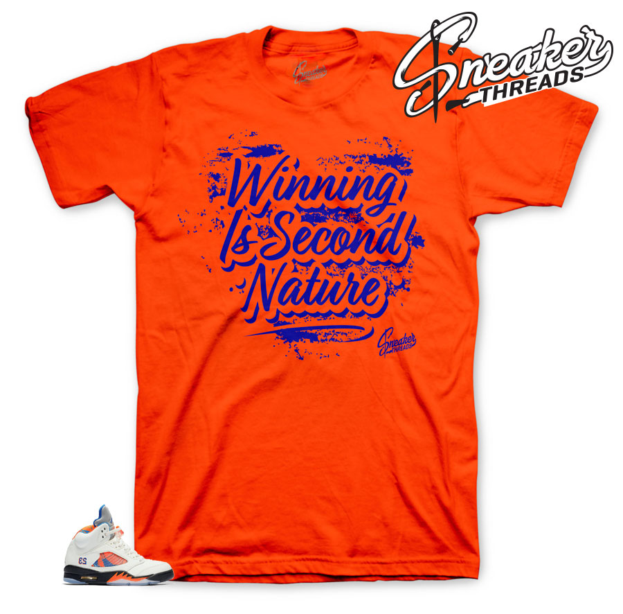 Retro 5 Barcelona Second Nature Shirt
