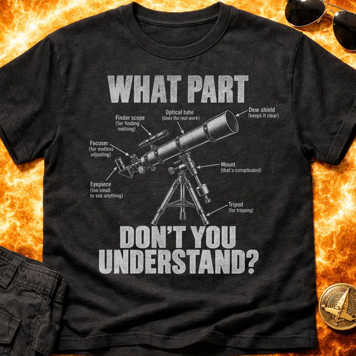 Telescope Understanding T-Shirt product image 3