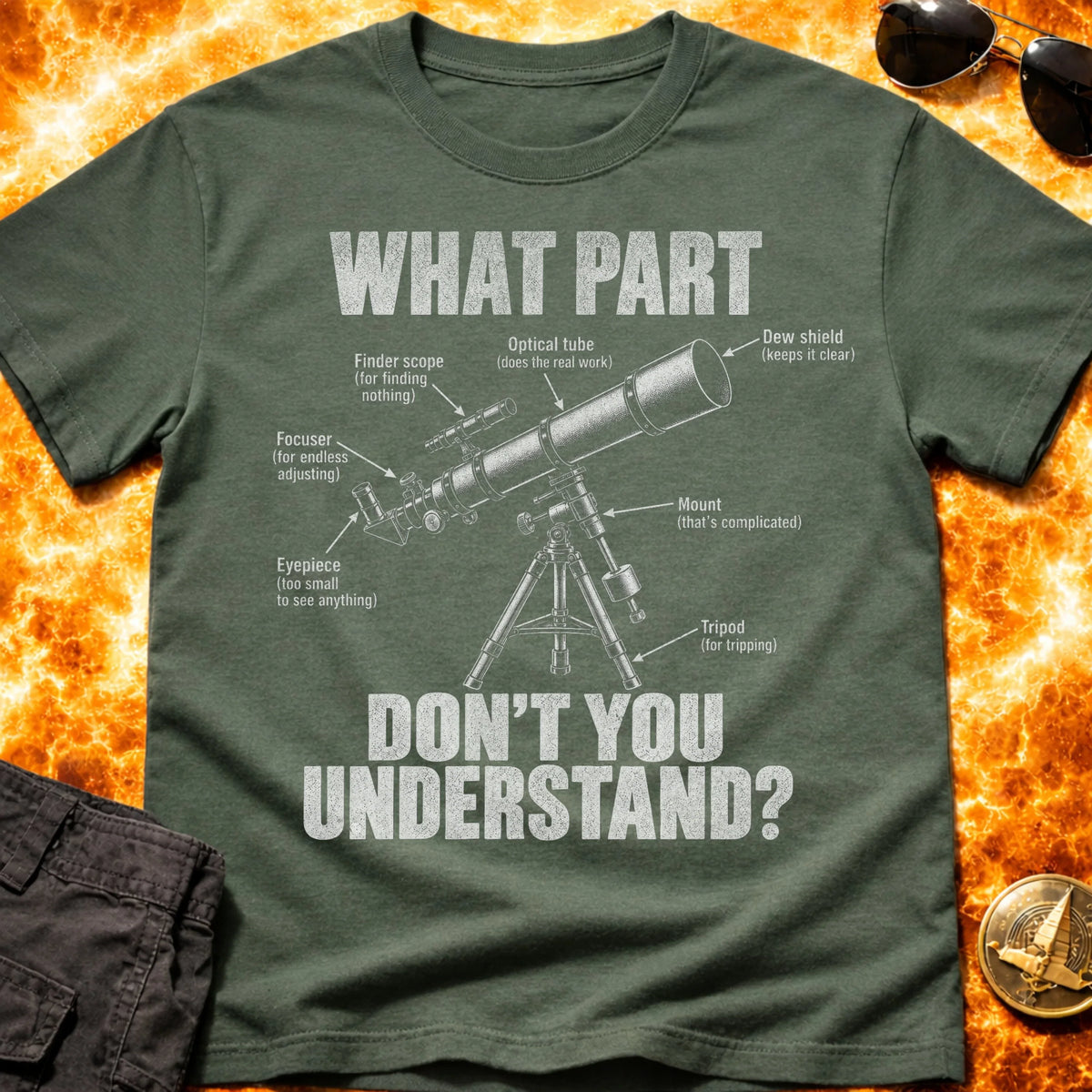 Telescope Understanding T-Shirt product image 6
