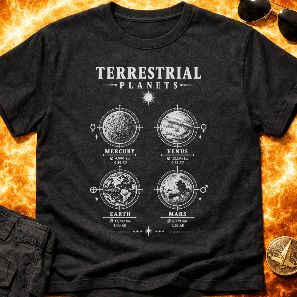 Terrestrial Planets T-Shirt product image 1