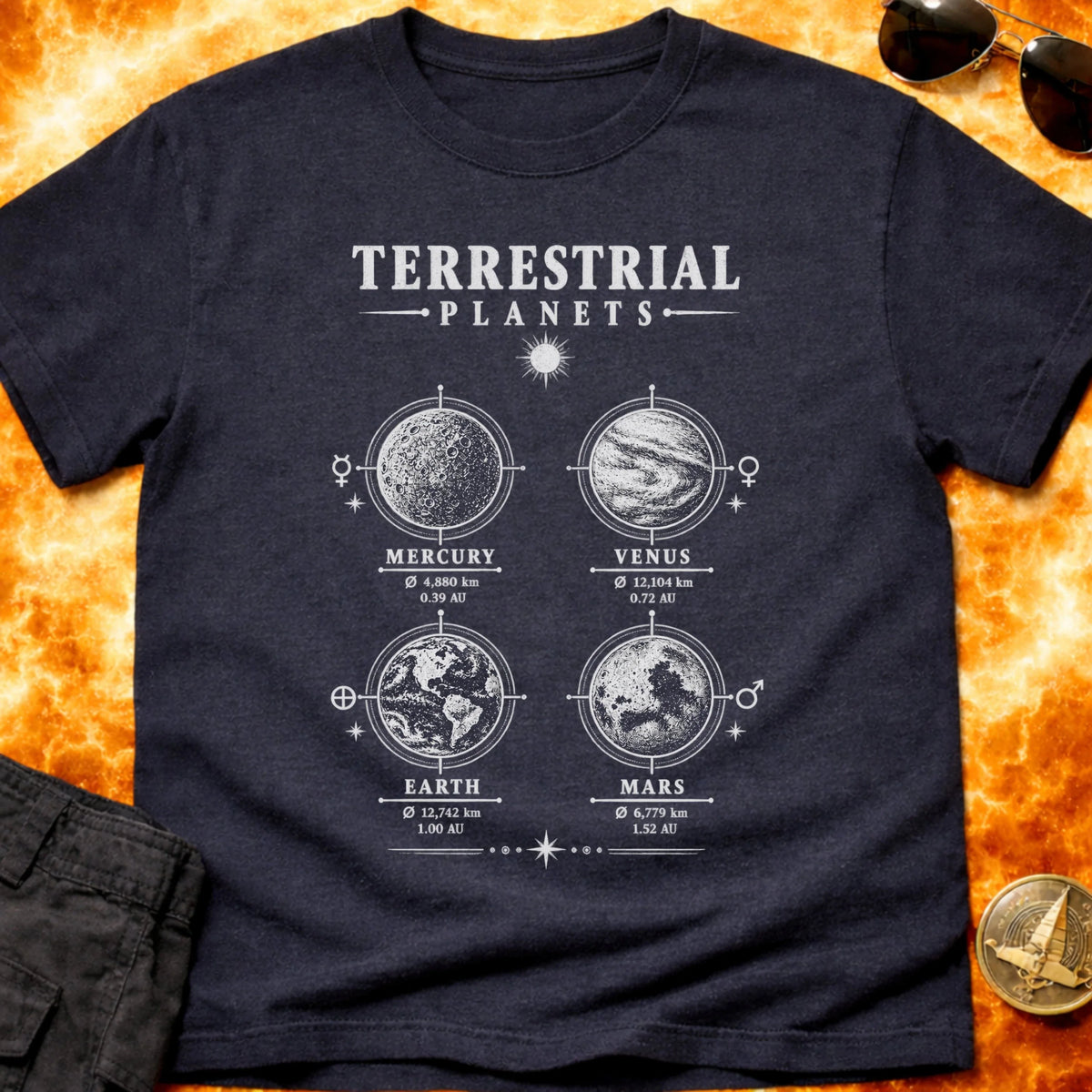 Terrestrial Planets T-Shirt product image 2