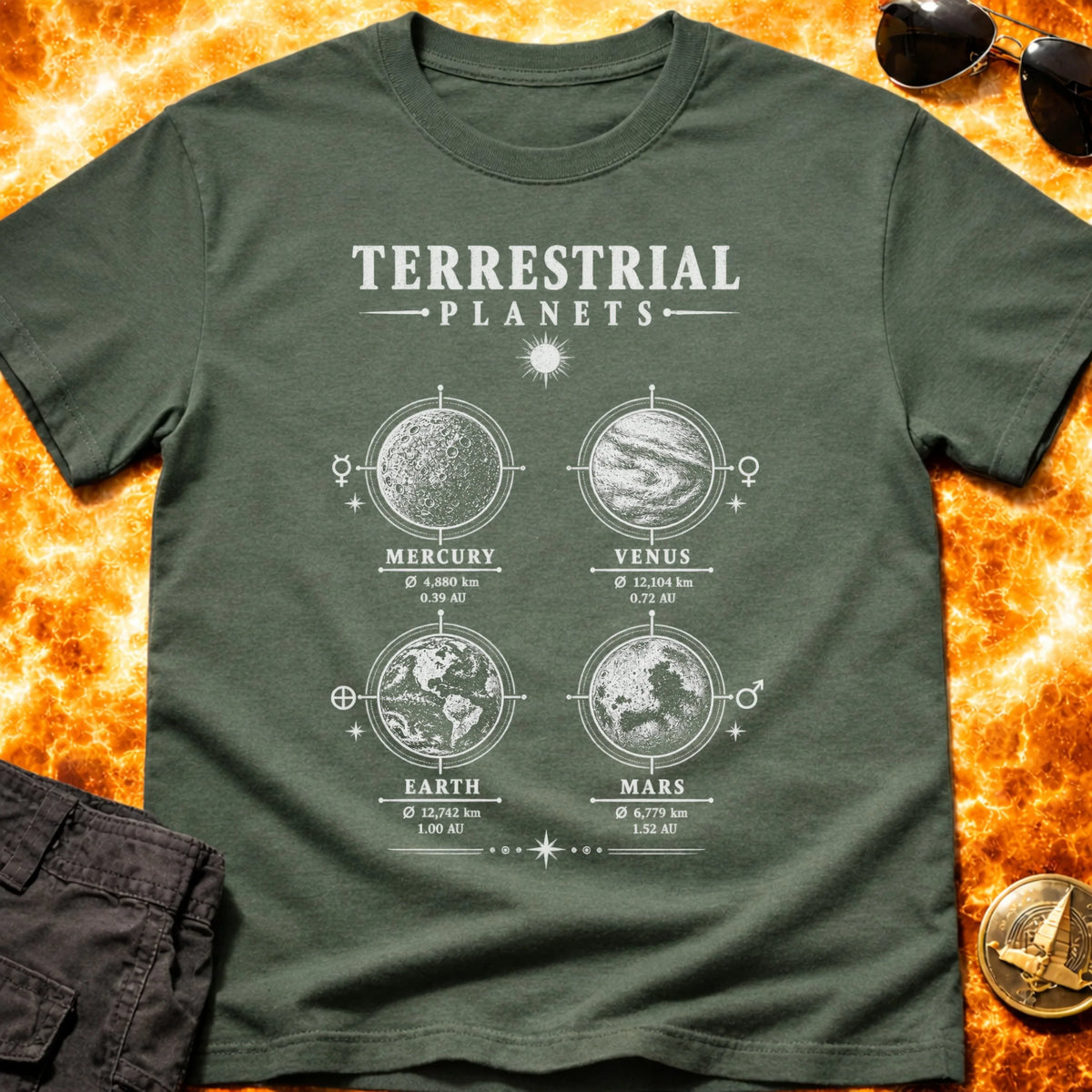 Terrestrial Planets T-Shirt product image 6
