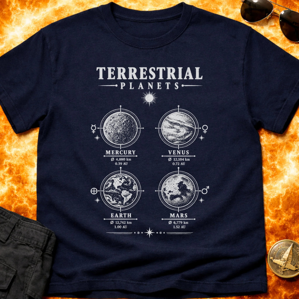 Terrestrial Planets T-Shirt product image 4