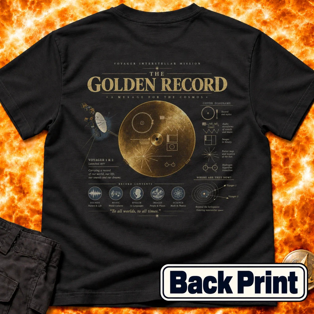 The Golden Record Back Print T-Shirt product image 2