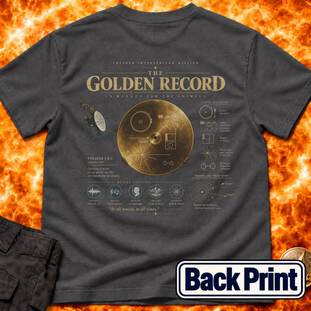 The Golden Record Back Print T-Shirt product image 4