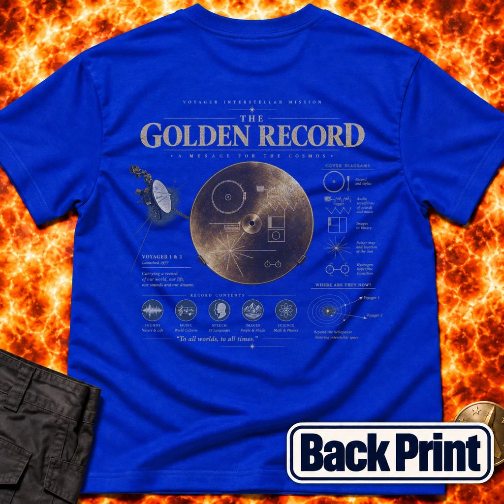 The Golden Record Back Print T-Shirt product image 5