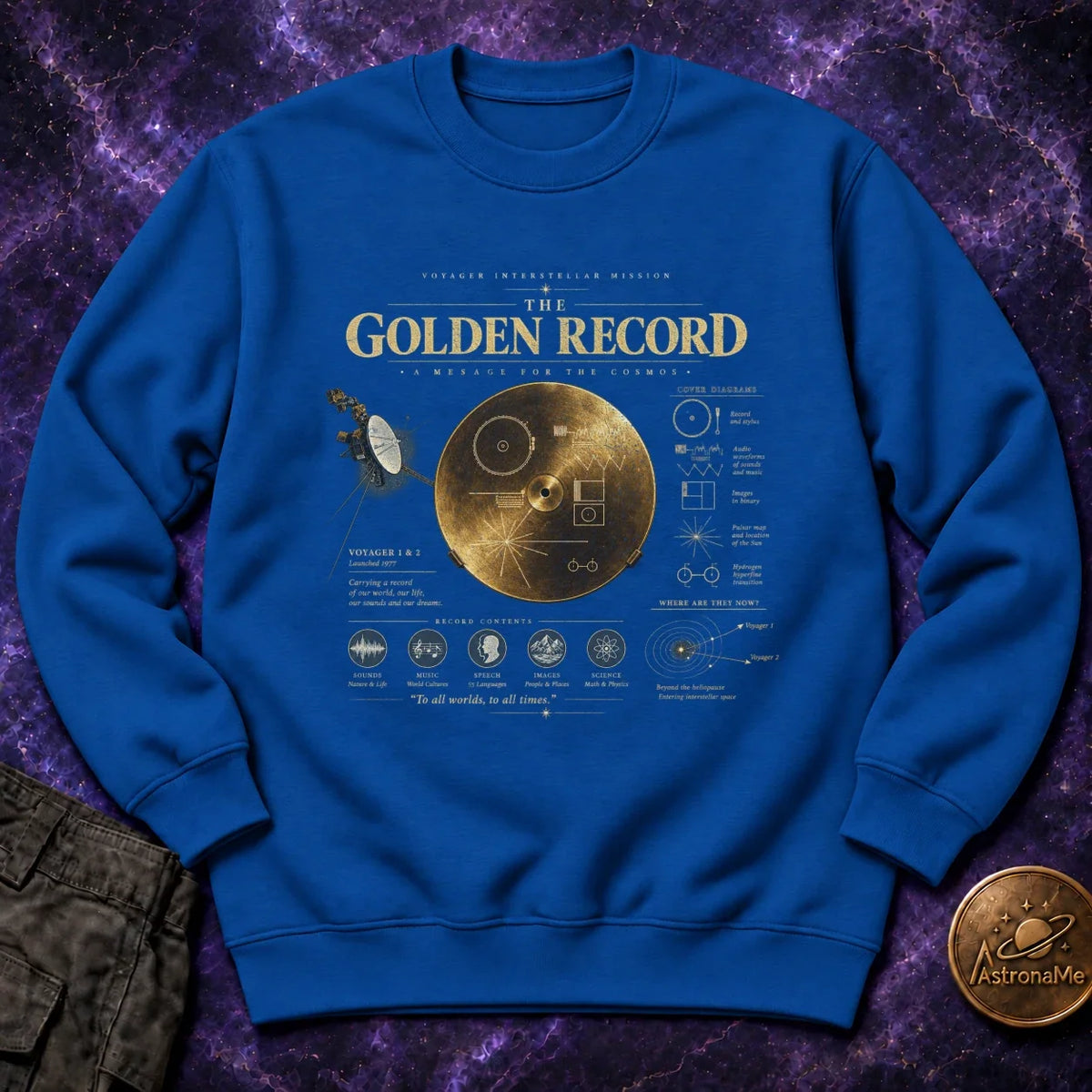 The Golden Record Crewneck Sweatshirt product image 4
