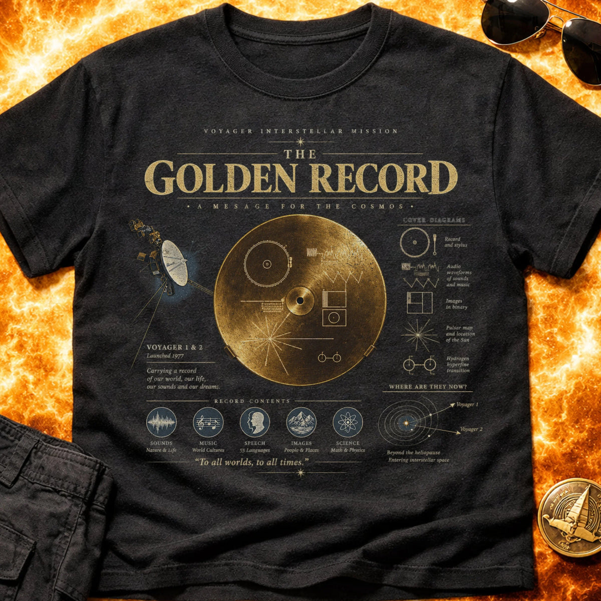 The Golden Record T-Shirt product image 3