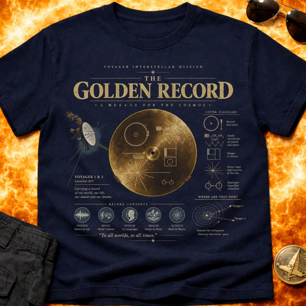The Golden Record T-Shirt product image 2