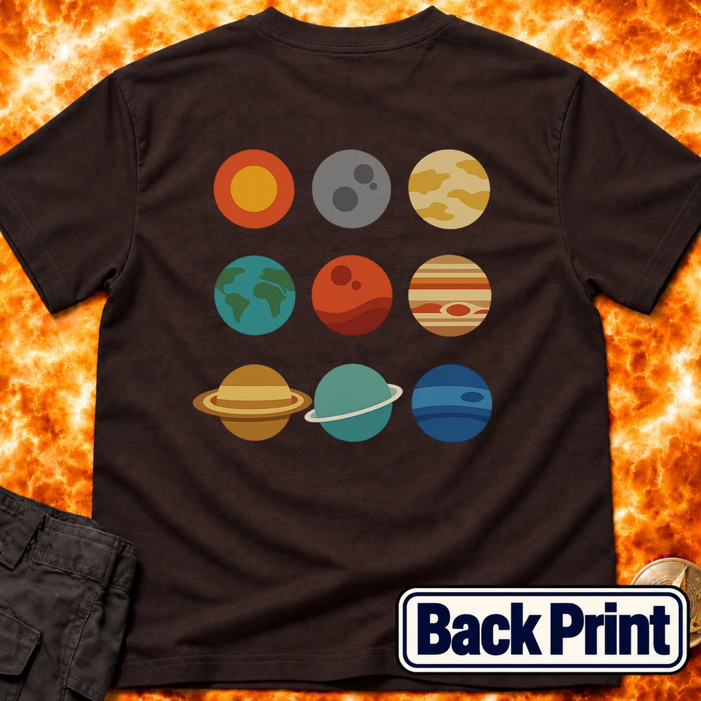 The Planets Back Print T-Shirt product image 2