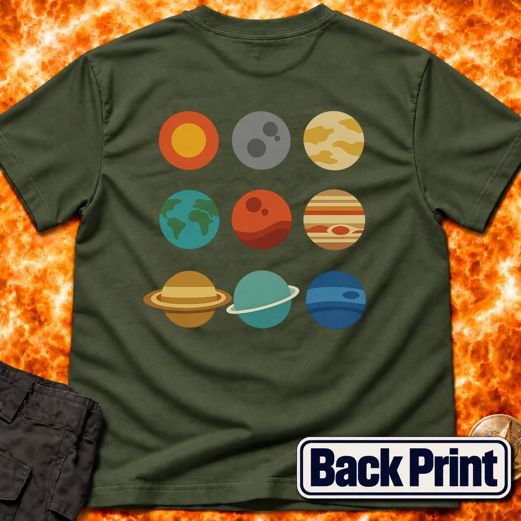 The Planets Back Print T-Shirt product image 5