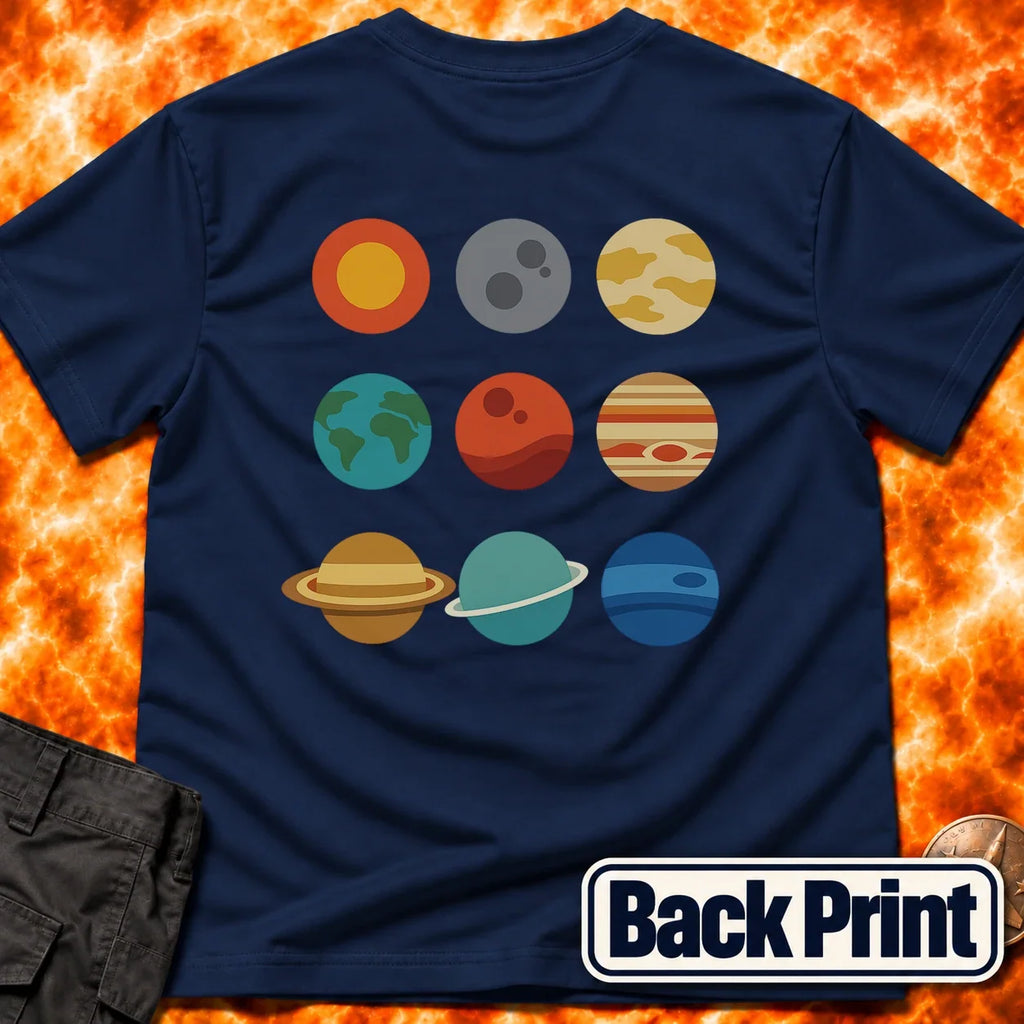 The Planets Back Print T-Shirt product image 3