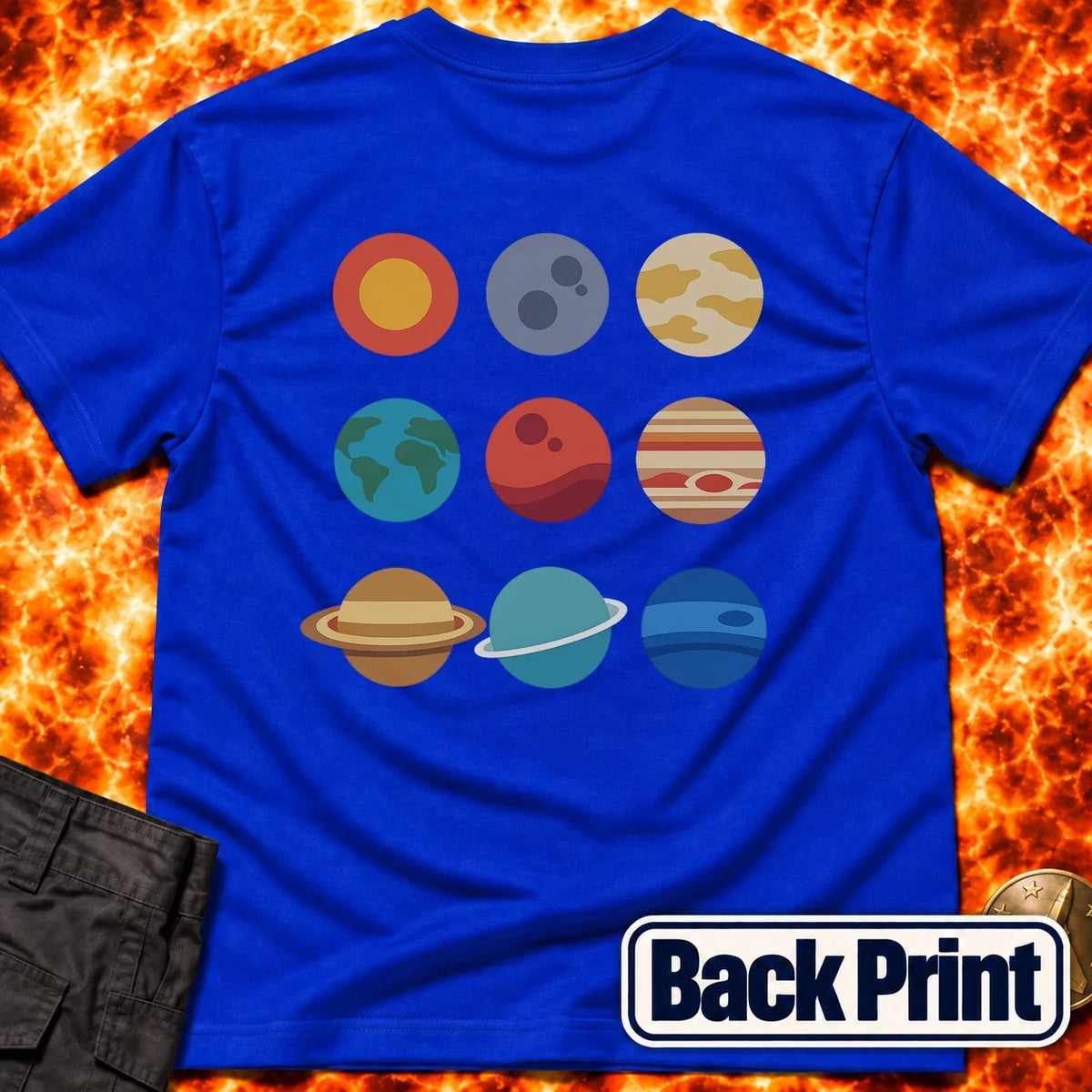 The Planets Back Print T-Shirt product image 4