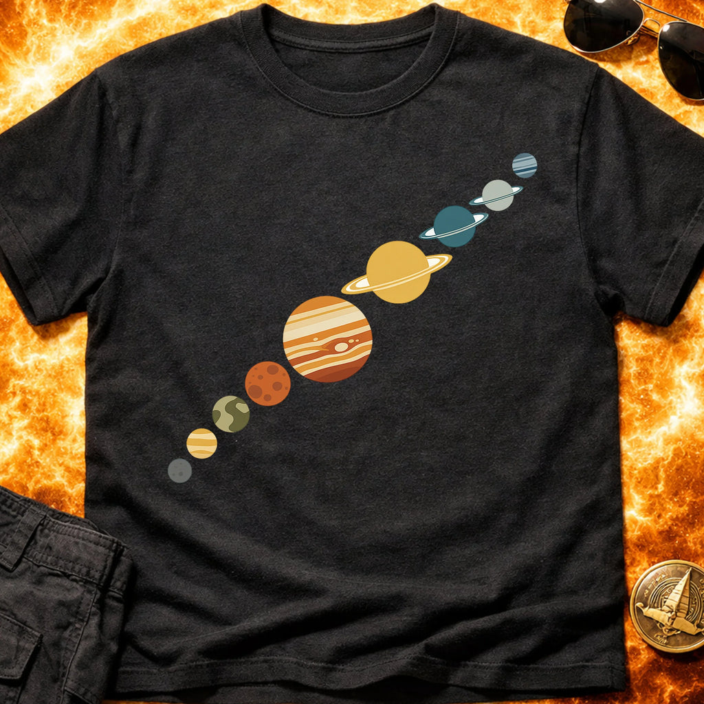 The Planets Simplified T-Shirt product image 3