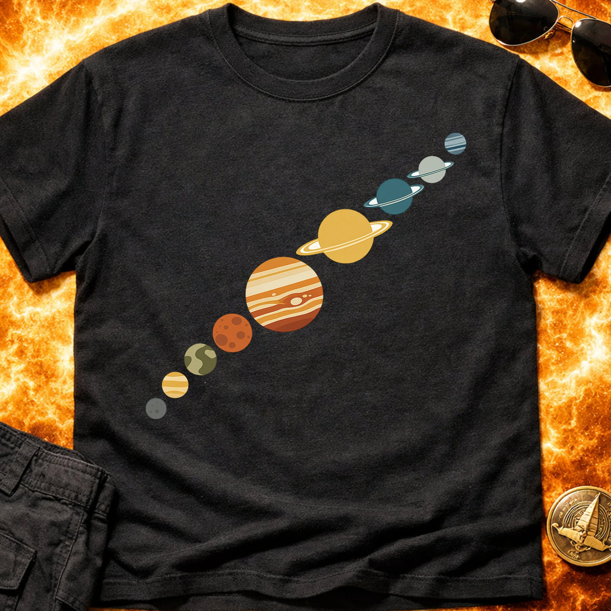 The Planets Simplified T-Shirt product image 3
