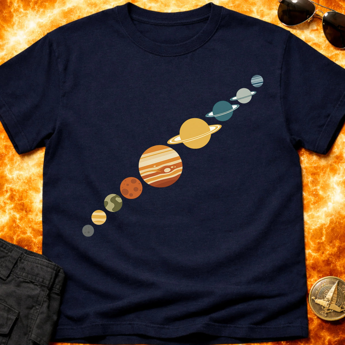 The Planets Simplified T-Shirt product image 2