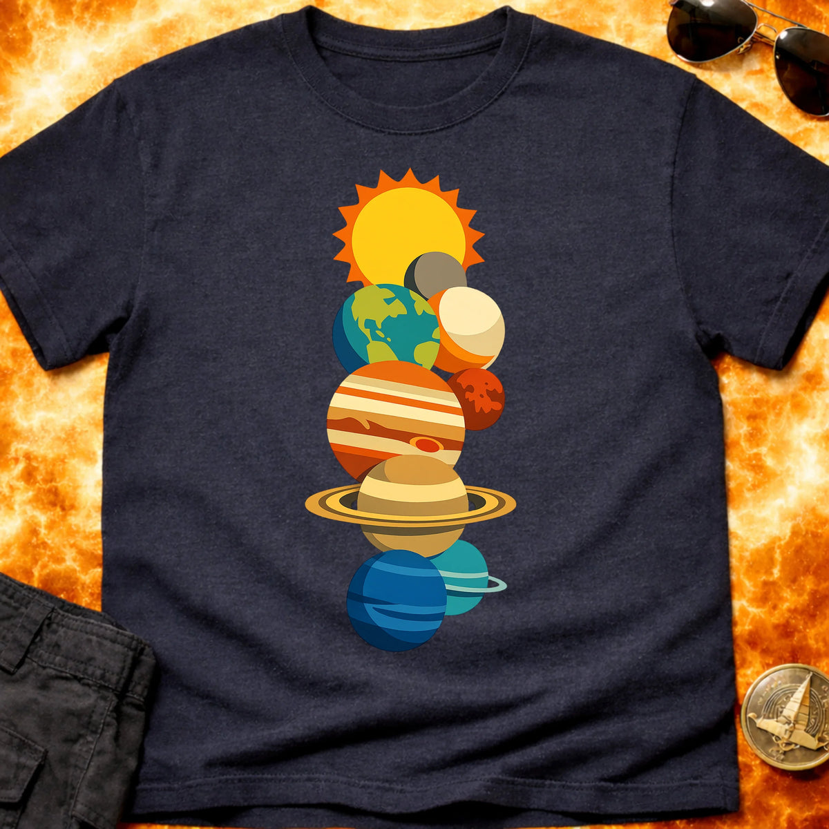 The System Overlapped T-Shirt product image 4