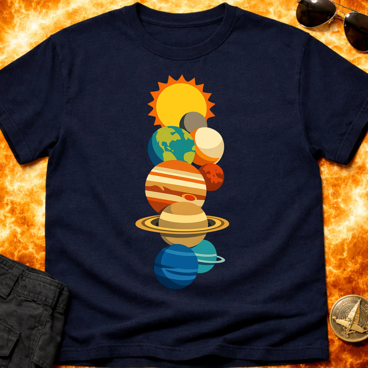 The System Overlapped T-Shirt product image 2