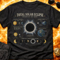 Total Solar Eclipse Infographic T-Shirt product image 1