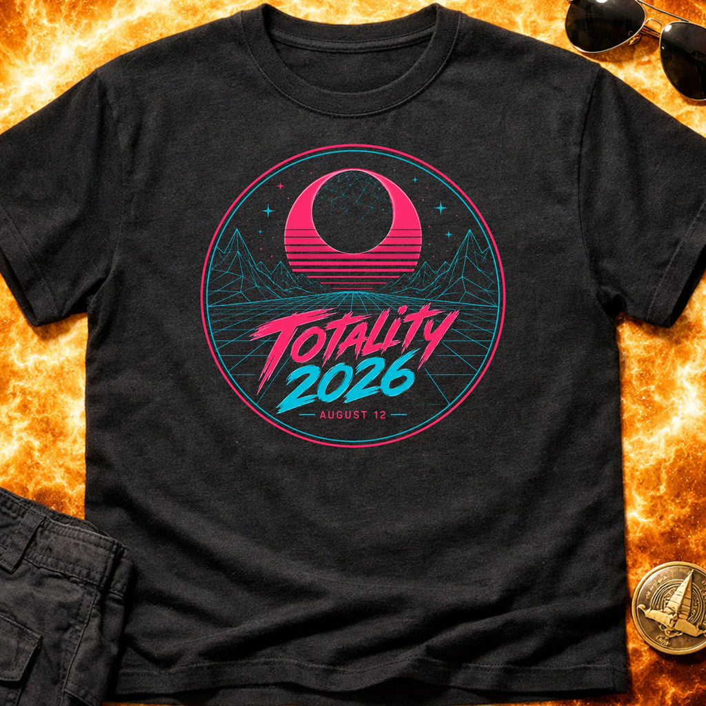 Totality 2026 Eclipse Neon T-Shirt product image 1