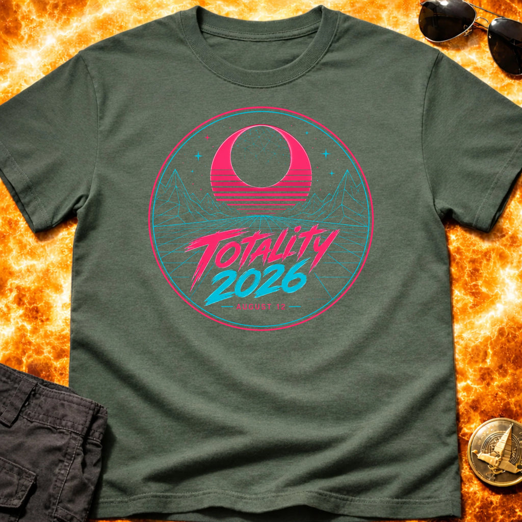 Totality 2026 Eclipse Neon T-Shirt product image 3