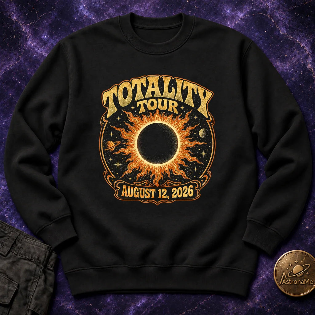 Totality Tour Eclipse 2026 Crewneck Sweatshirt product image 3