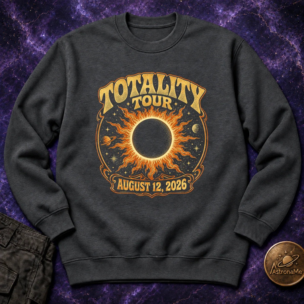 Totality Tour Eclipse 2026 Crewneck Sweatshirt product image 2