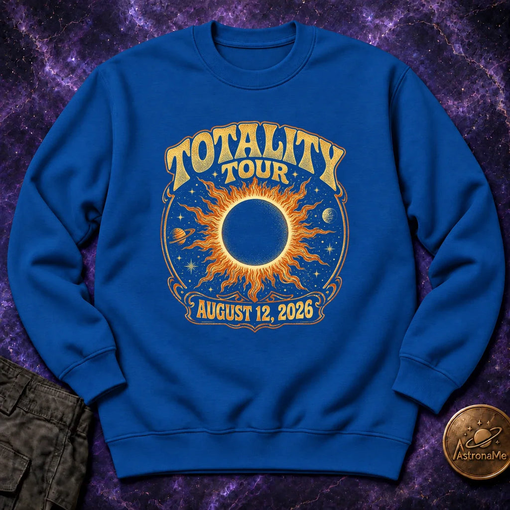 Totality Tour Eclipse 2026 Crewneck Sweatshirt product image 4