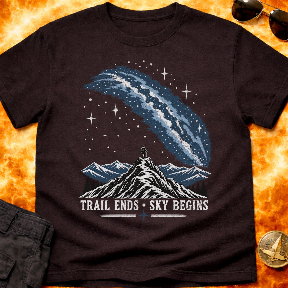 Trail Ends Sky Begins T-Shirt product image 3