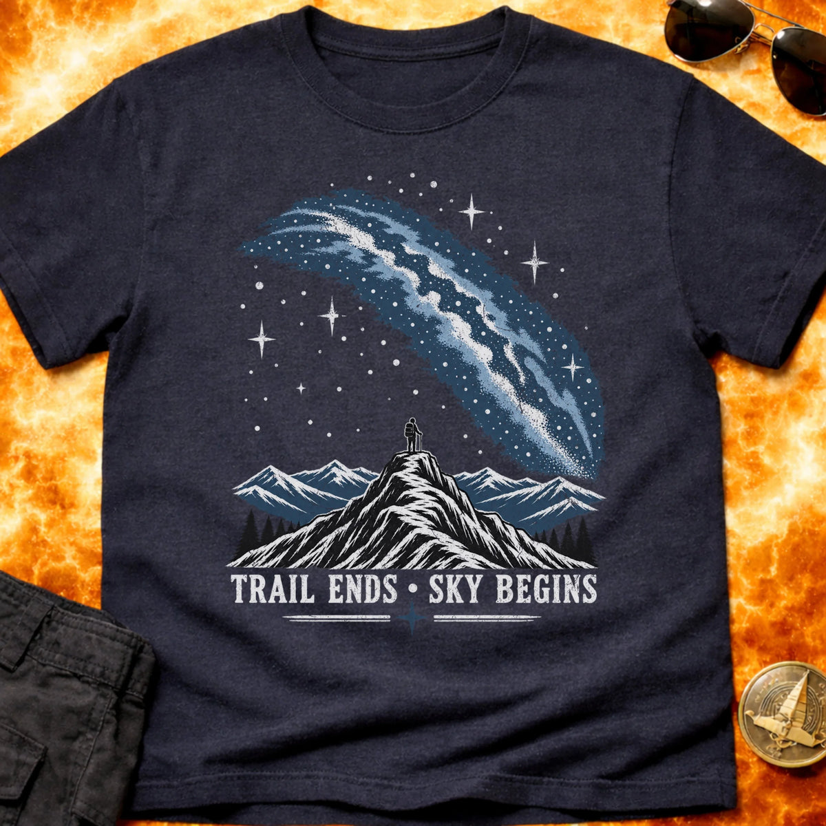 Trail Ends Sky Begins T-Shirt product image 2