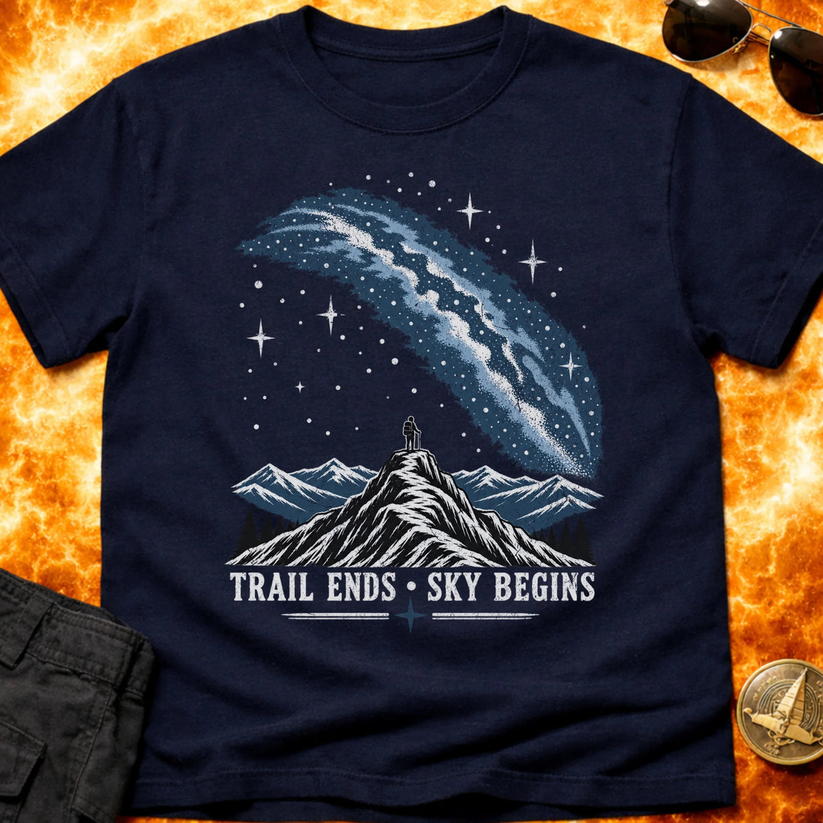 Trail Ends Sky Begins T-Shirt product image 4