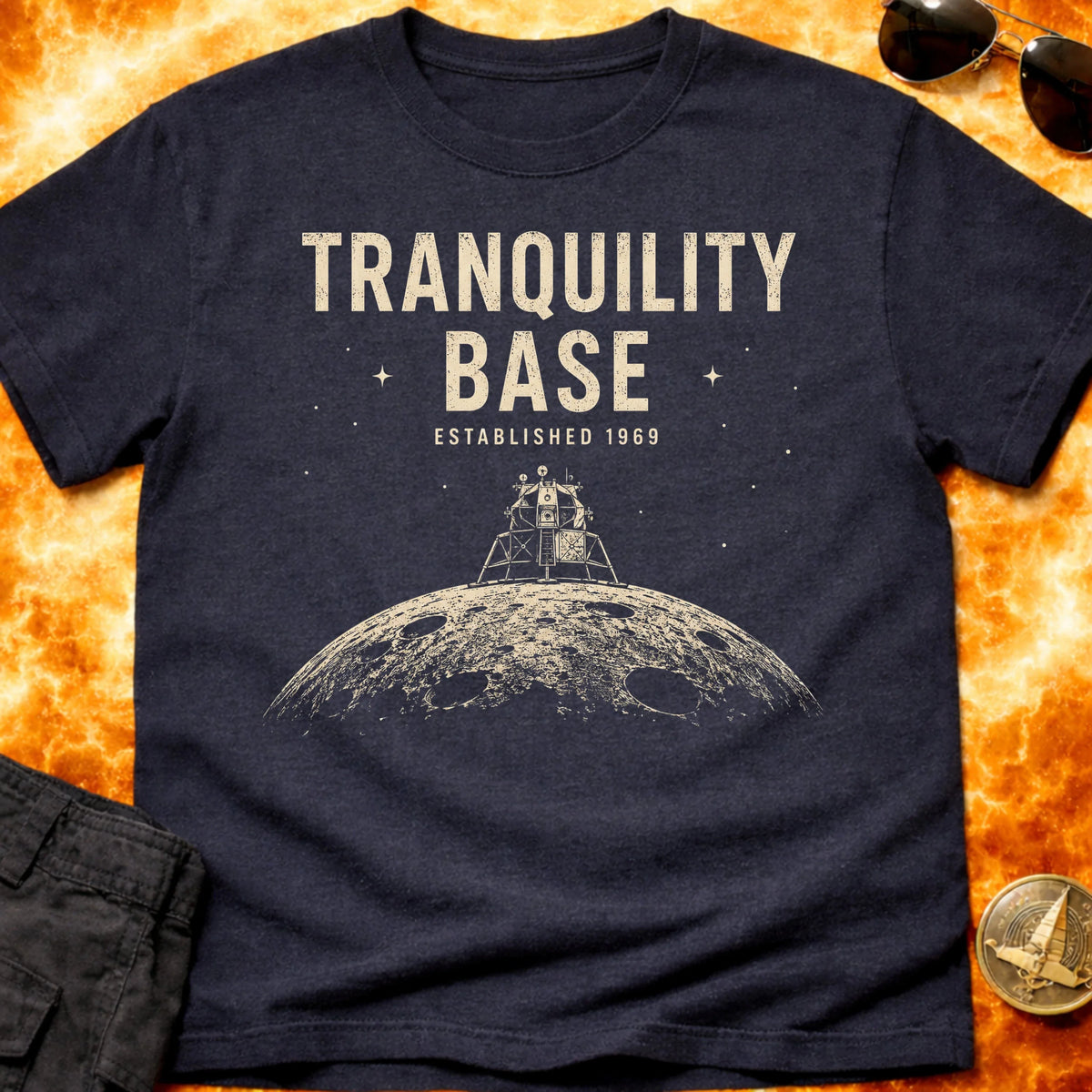 Tranquility Base Established 1969 T-Shirt product image 4