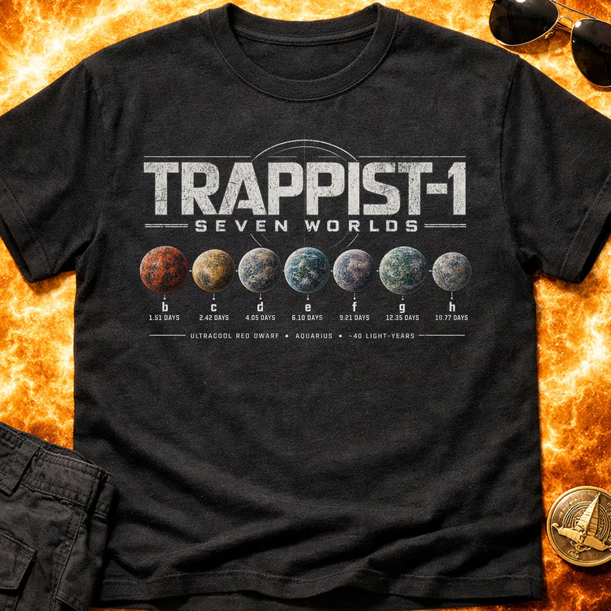 Trappist 1 T-Shirt product image 4