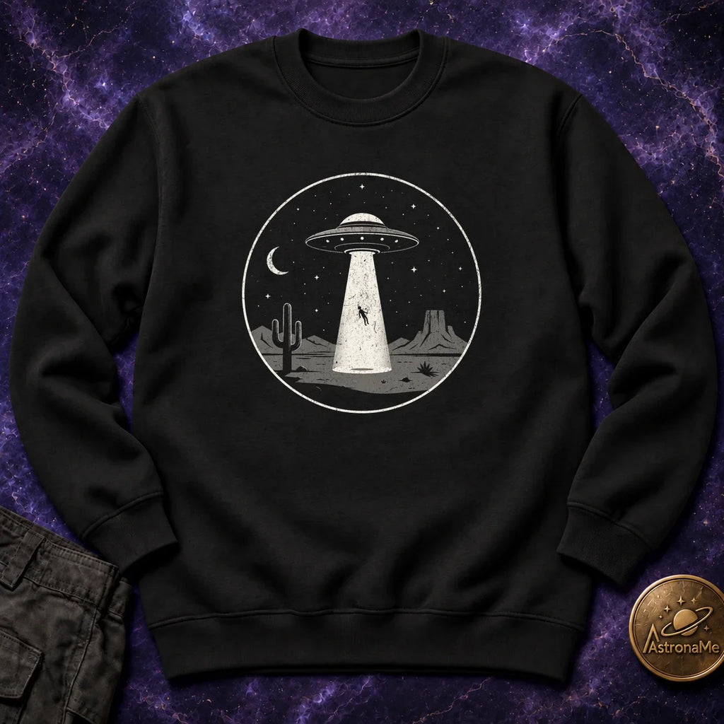 UFO Abduction Minimal Crewneck Sweatshirt product image 3