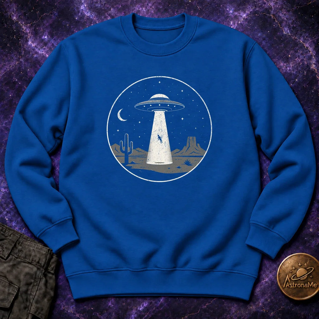 UFO Abduction Minimal Crewneck Sweatshirt product image 4