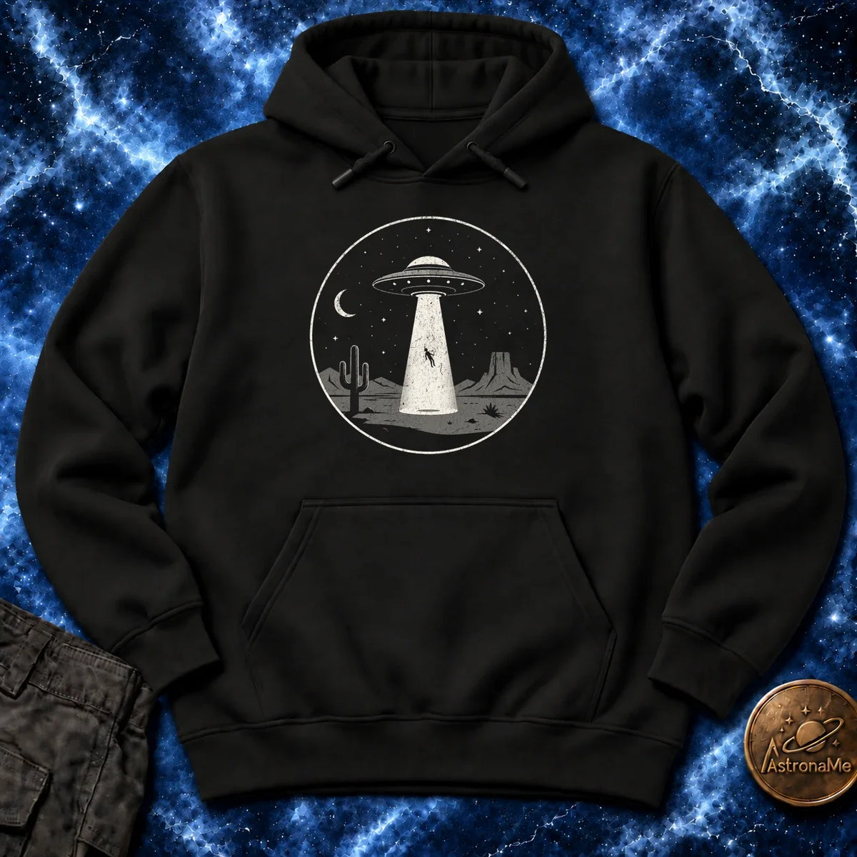 UFO Abduction Minimal Hoodie product image 5