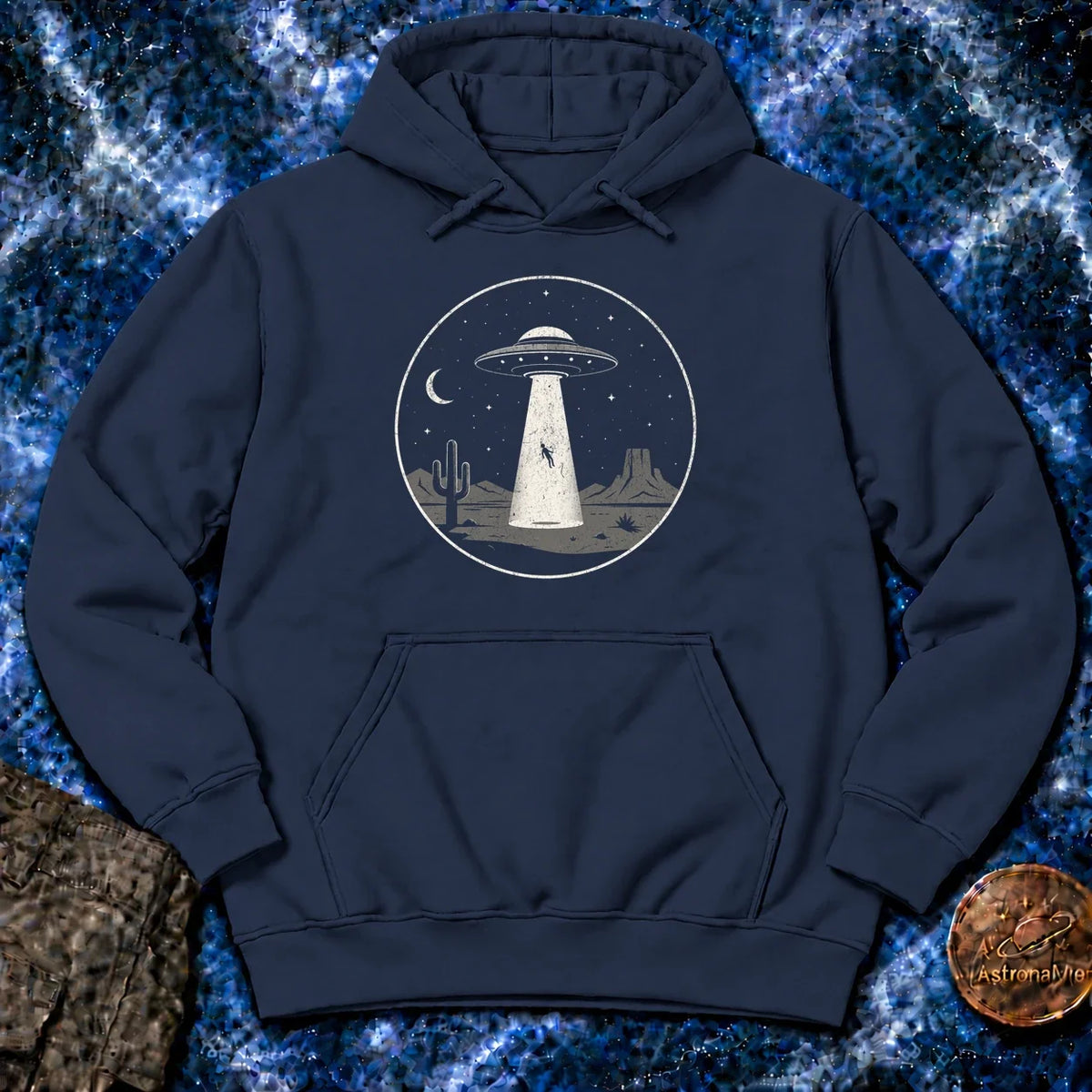 UFO Abduction Minimal Hoodie product image 4