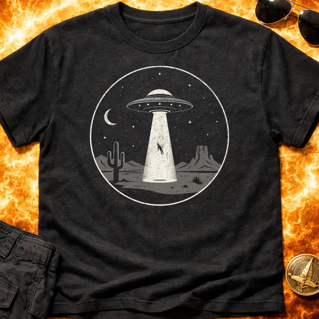 UFO Abduction Minimal T-Shirt product image 2