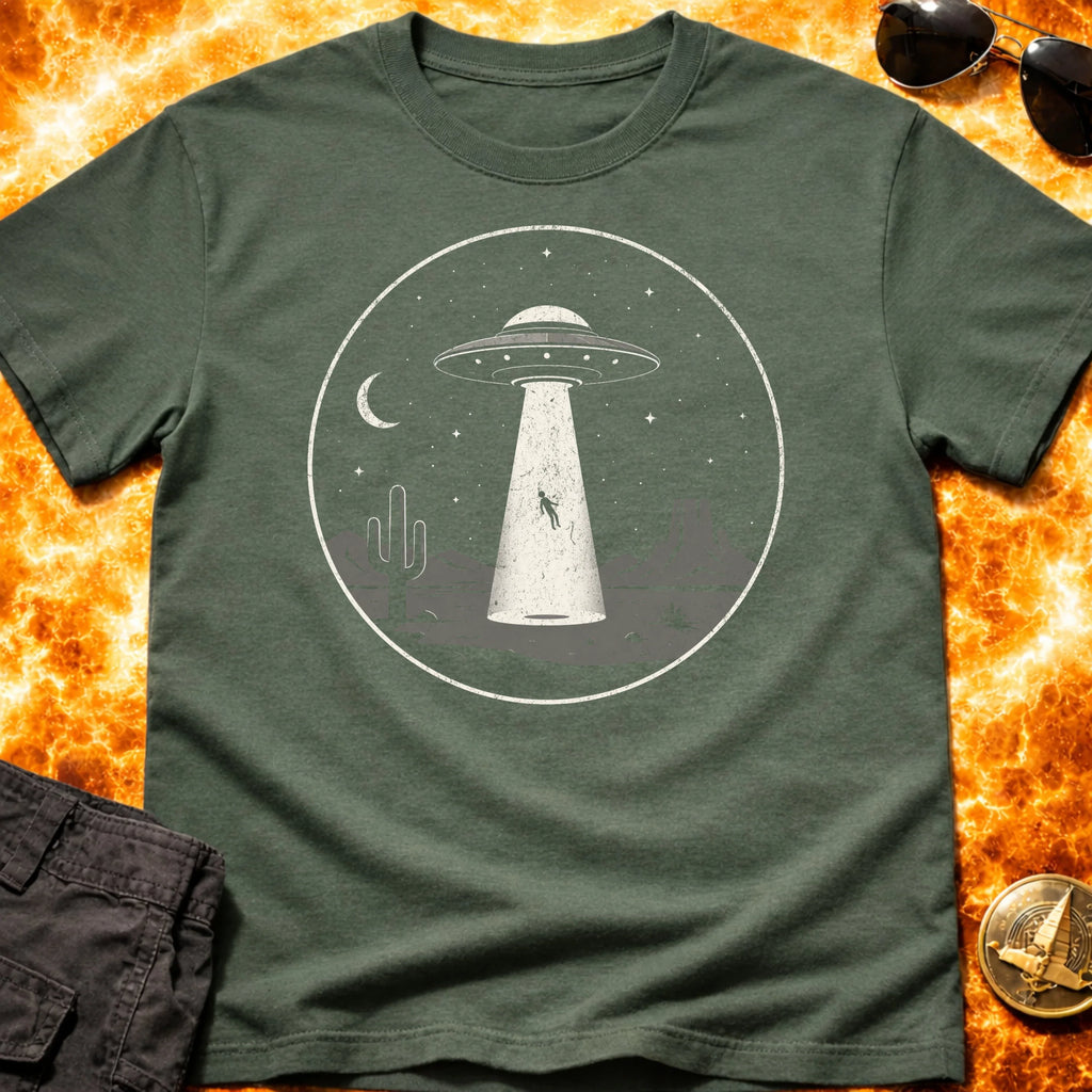 UFO Abduction Minimal T-Shirt product image 5