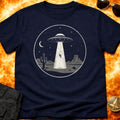 UFO Abduction Minimal T-Shirt product image 1