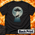 UFO Abudction Back Print T-Shirt product image 1
