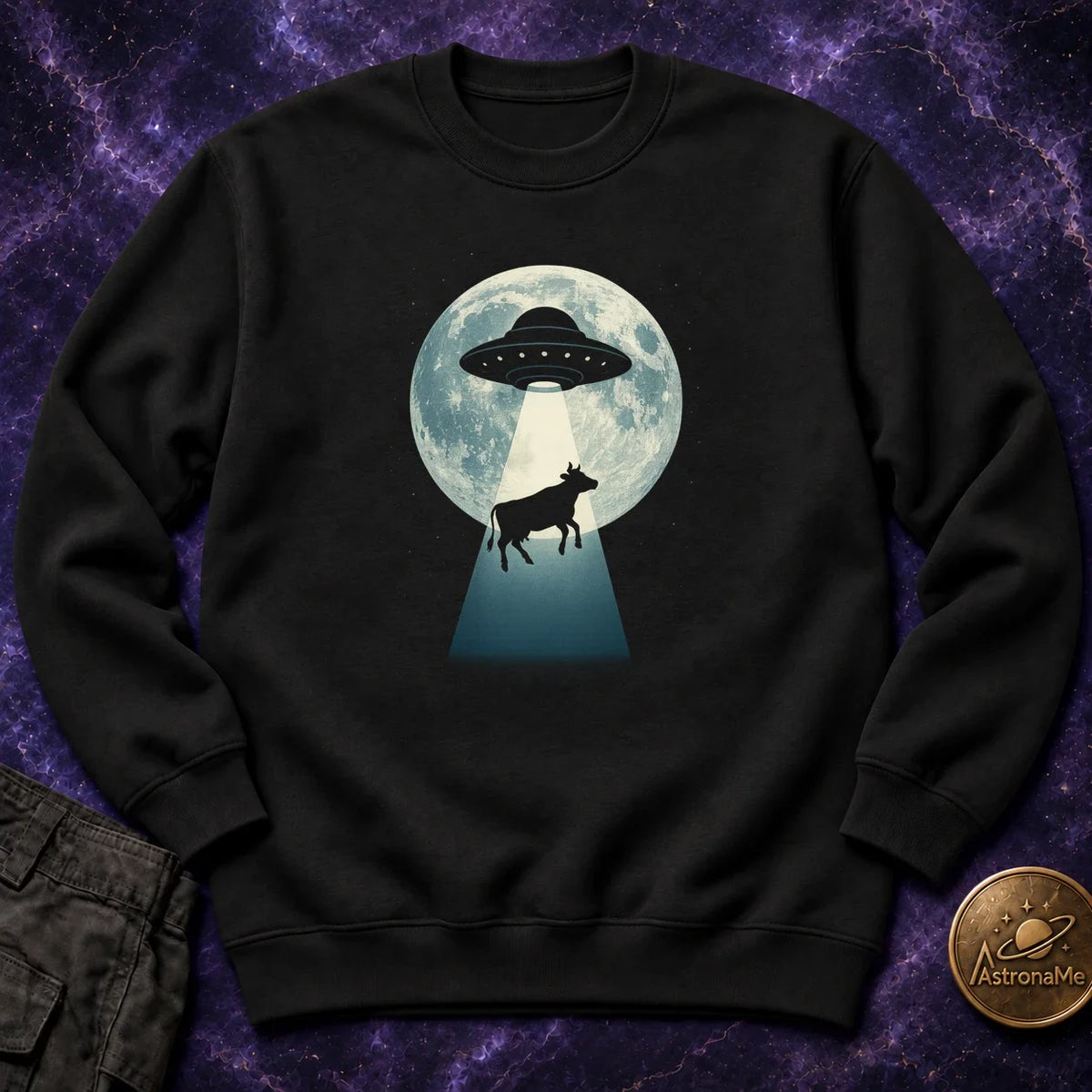 UFO Abudction Crewneck Sweatshirt product image 1