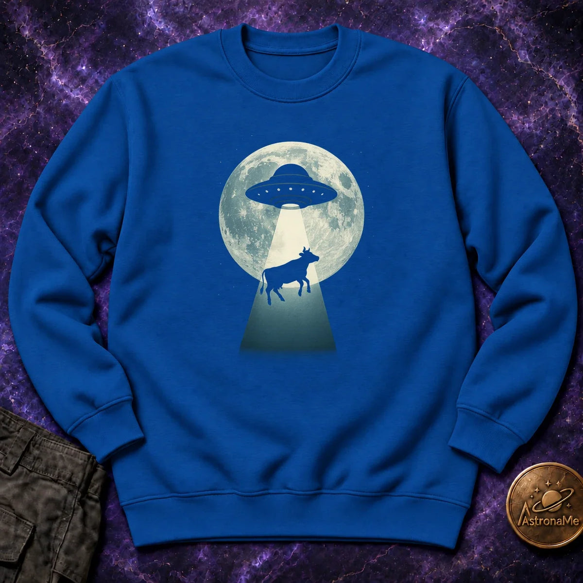 UFO Abudction Crewneck Sweatshirt product image 4