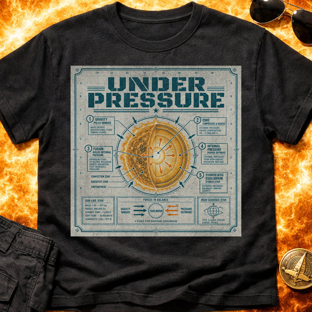 Under Pressure Schematic T-Shirt product image 3