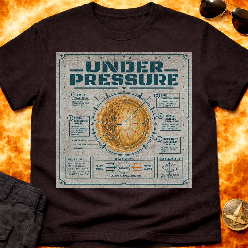 Under Pressure Schematic T-Shirt product image 4